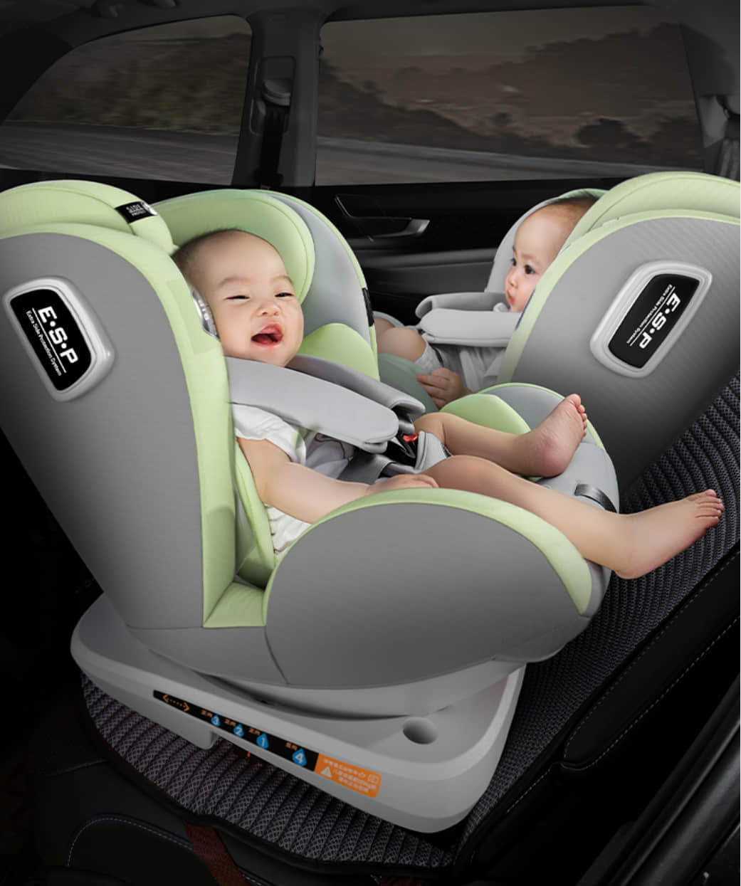 Innovative 0-36kg 360° Rotate Car Seat