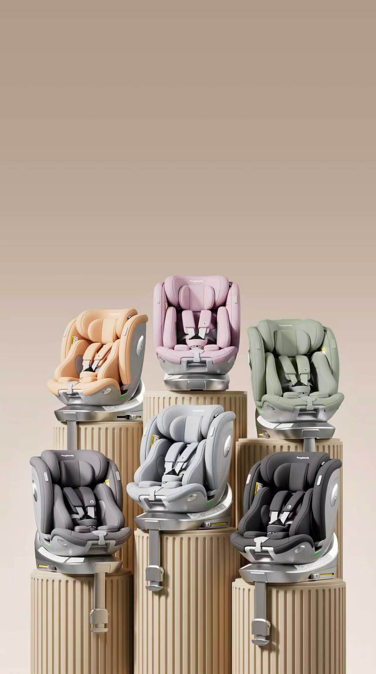 Convenient One-Handed 360° Rotate i-Size Car Seat Convenient One-Handed 360° Rotate i-Size Car Seat